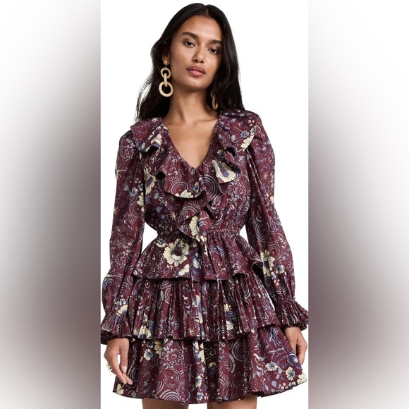 Ulla Johnson Dresses & Skirts - Ulla Johnson Lola Floral Dress Heliotrope Size 2